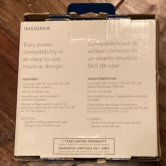 NWOT Insignia AC Adapter with USB Port - Picture 2 of 5